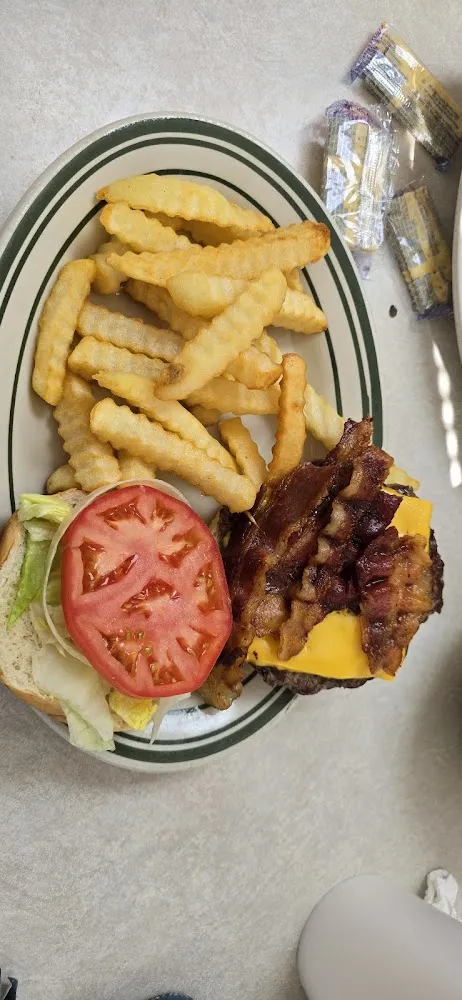 Bacon Cheeseburger with Fries