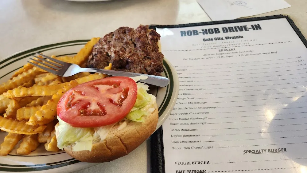 Hamburger and Fries